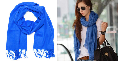 Blue Scarf